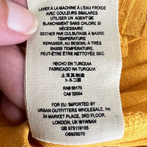 NWOT Free People Central Park Cardigan Sweater In Golden Yellow Women’s Sz XS - Picture 7 of 7